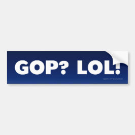 GOP LOL AUTOAUFKLEBER