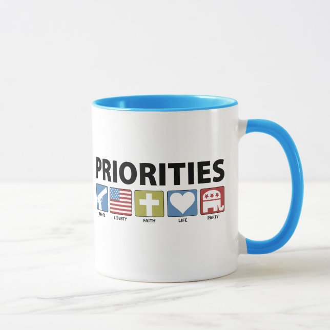 Gop-Prioritäten Tasse (Rechts)