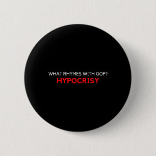 Gop reimt sich mit Heuchelei Anti-gop Button
