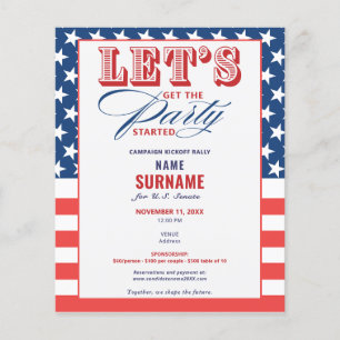 GOP-Wahlkampfspendenstart für die Kampagne 2026 Flyer