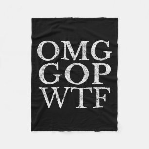Gop Wtf Anti Trump Republikaner T Shirt Fleecedecke