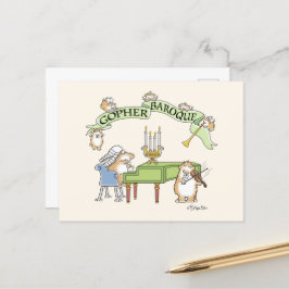 GOPHER BAROQUE von Sandra Boynton Postkarte