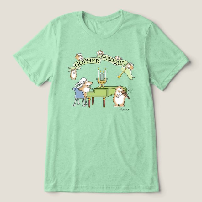 GOPHER BAROQUE von Sandra Boynton T - Shirt (Design Vorderseite)