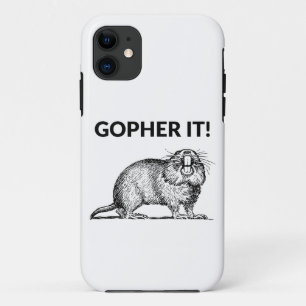 Gopher Es Lustig Gopher Wortspiel Case-Mate iPhone Hülle