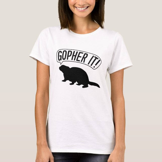 Gopher It T-Shirt (Vorderseite)