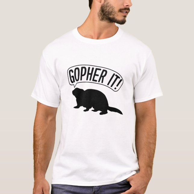 Gopher It T-Shirt (Vorderseite)