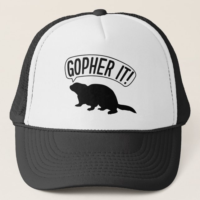 Gopher It Truckerkappe (Vorderseite)