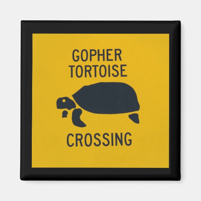 Gopher Tortoise Crossing Magnet (Vorne)