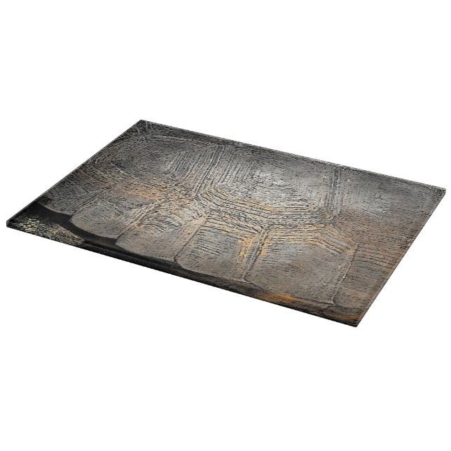Gopher Tortoise Muschel Design Schneidebrett (Ecke)