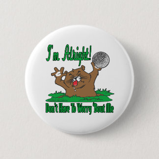 Gopher und der Golfball Button