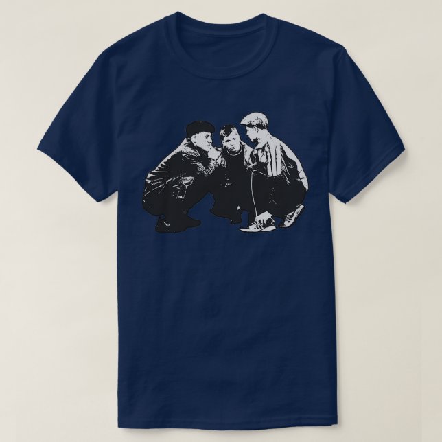 Gopnik Squatting Slavs T-Shirt (Design vorne)
