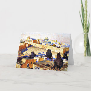 Gorbatov - Jerusalem 2, Kunstmalerei Karte