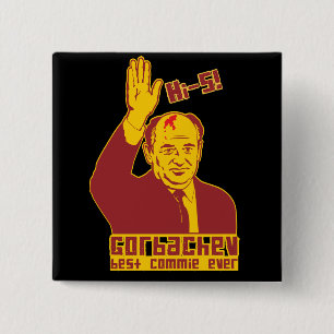 Gorbatschow bester Kommunist ever Button