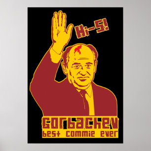 Gorbatschow hi-5! Poster