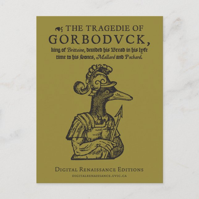 Gorboduck Postcard Postkarte (Vorderseite)