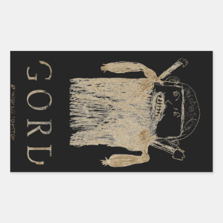 Gord Rechteckiger Aufkleber