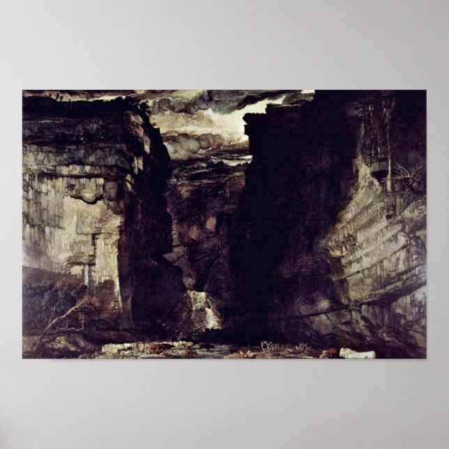 Gordale Scar von James Ward Poster (Vorne)