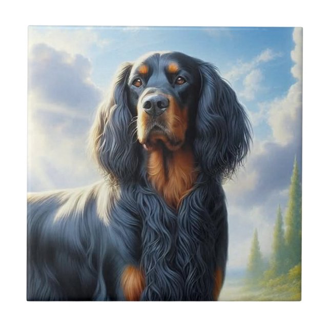 Gorden Setter Fliese (Vorderseite)
