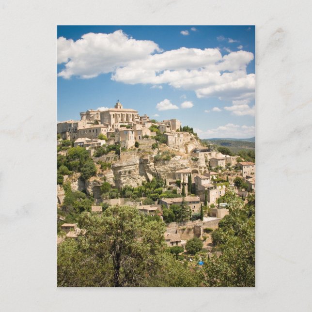 Gordes Postkarte (Vorderseite)