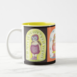 Gordi-Figthers Zweifarbige Tasse