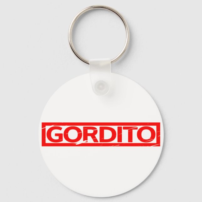 Gordito Briefmarke Schlüsselanhänger (Vorderseite)
