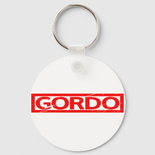 Gordo Briefmarke Schlüsselanhänger (Vorderseite)