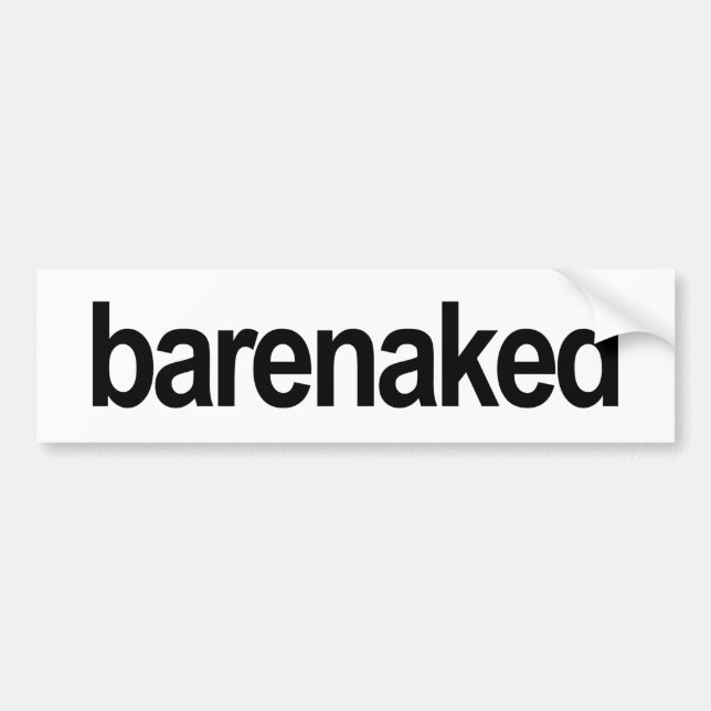 Gordon-Ära "barenaked" Autoaufkleber (Vorne)
