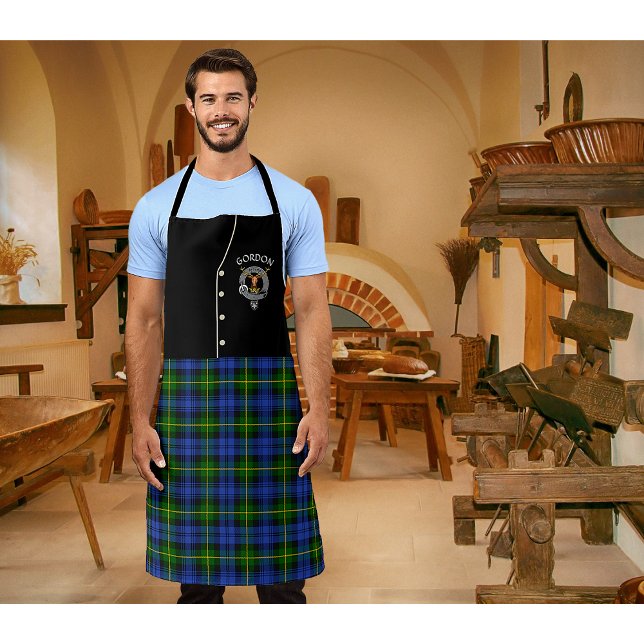 Gordon Clan Abzeichen & Tartan Kilt Schürze (Von Creator hochgeladen)