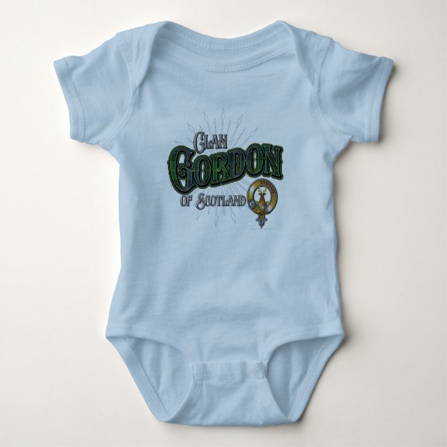 Gordon Clan Baby Strampler (Vorderseite)