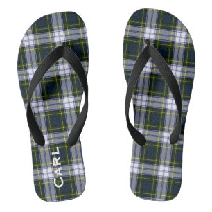 Gordon Dress Karierten Personalisierte Flip Flops