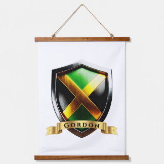 Gordon Jamaica National Heritage Shield Wandteppich Mit Holzrahmen