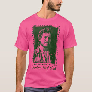 Gordon Lightfoot Retro Style Country Fan Design T-Shirt