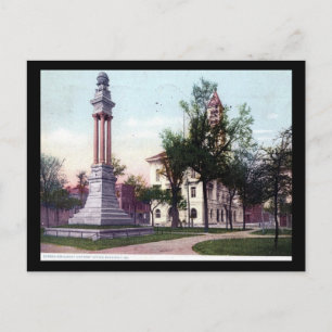 Gordon Monument Savannah Georgia 1909 Vintag Postkarte