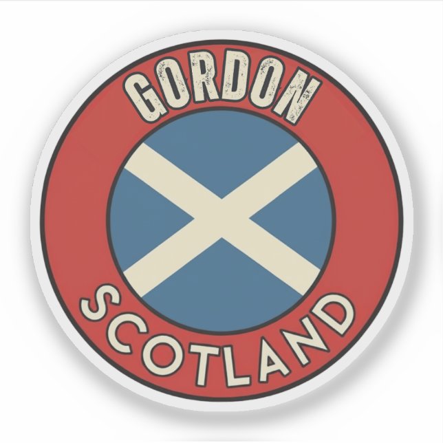 Gordon, Schottland Aufkleber (Vorderseite)