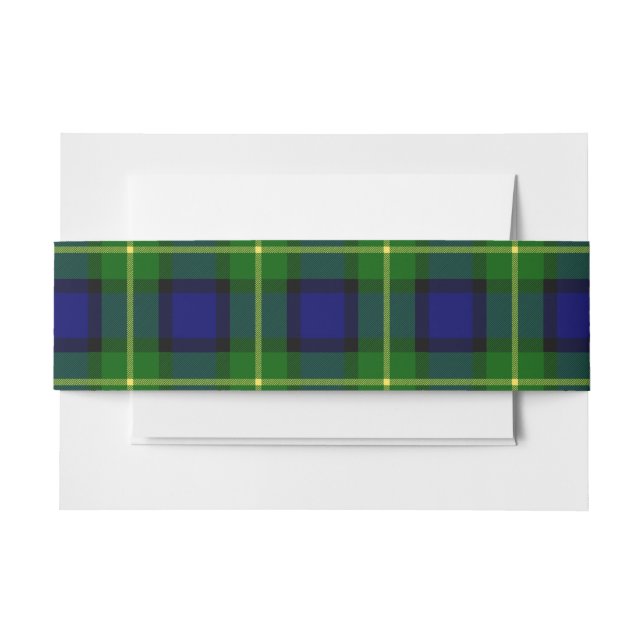 Gordon Scottish Tartan Belly Band (Vorderseite Beispiel)