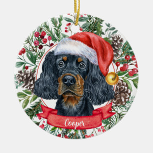 Gordon Setter Custom Dog Weihnachtsschmuck
