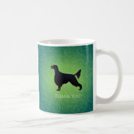 Gordon Setter Danke Silhouette Tasse