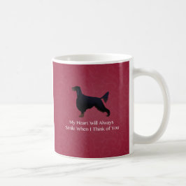 Gordon Setter Denken Sie an Pet-Memorial Kaffeetasse