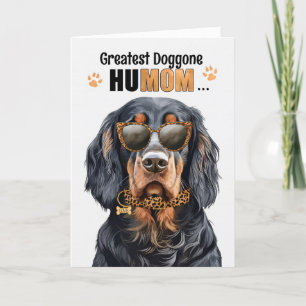 Gordon Setter Dog Bester HuMOM Muttertag Feiertagskarte
