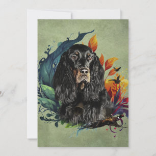 Gordon Setter Einladung