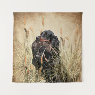 Gordon Setter, Entenjagd Wandteppich