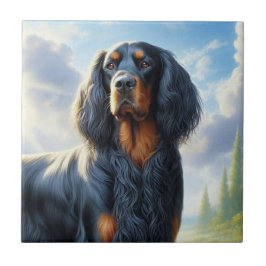 Gordon Setter Fliese