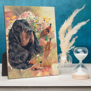 Gordon Setter Fotoplatte