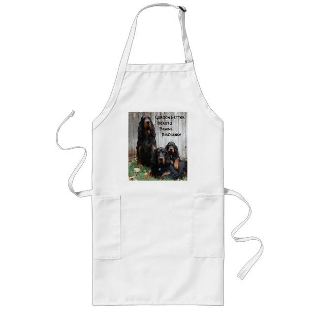 Gordon Setter Generations-Schürze Lange Schürze (Vorne)