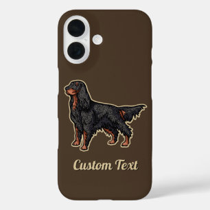 Gordon Setter Illustration iPhone 16 Hülle
