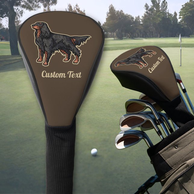 Gordon Setter Illustration Golf Head Cover Headcover (Von Creator hochgeladen)