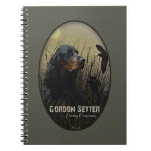 Gordon Setter , Jagdbegleiter Notizblock