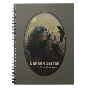 Gordon Setter , Jagdbegleiter Notizblock