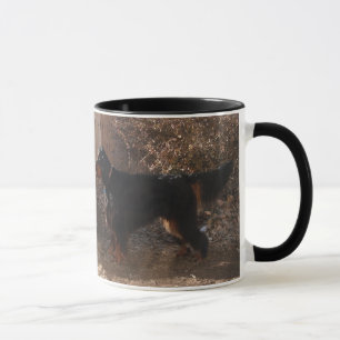Gordon Setter Keramik Ringer Tasse