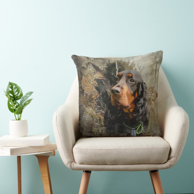 Gordon Setter Kissen (Stuhl )